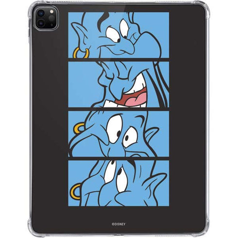 Disney Aladdin Genie Faces Grid iPad Pro 11in (2024) Clear Case